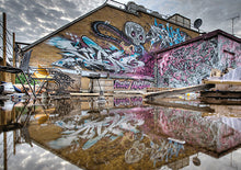 Load image into Gallery viewer, BURN AFTER READING Mural Graffiti