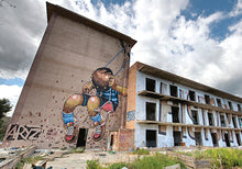 Load image into Gallery viewer, BURN AFTER READING Mural Graffiti