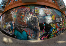 Load image into Gallery viewer, BURN AFTER READING Mural Graffiti